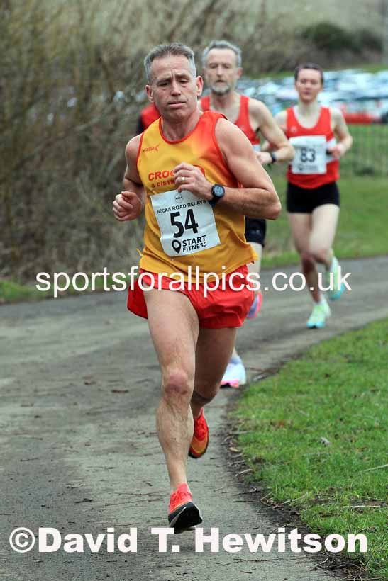 Senior Women and Veteran Women (Over 35s) and Vetreran Men (Over 50s), 2023 NECAA Royal Signals Relays, Hetton le Hole, County Durham. Photo: David T. Hewitson/Sports for All Pics